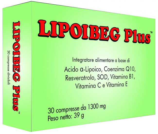 LIPOIBEG PLUS 30 COMPRESSE DA 1300 MG - Farmapanda Srl