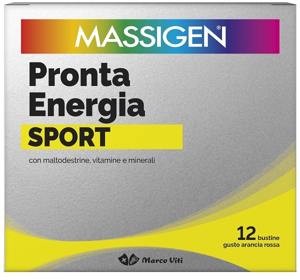 MASSIGEN SPORT PRONTA ENERGIA 12 BUSTINE - Farmapanda Srl