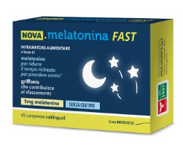 NOVA MELATONINA FAST 45 COMPRESSE 1MG DI MELATONINA - Farmapanda Srl