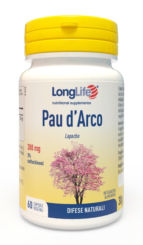 LONGLIFE PAU D'ARCO 60 CAPSULE VEGETALI - Farmapanda Srl