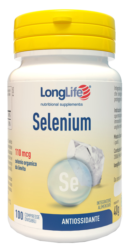 LONGLIFE SELENIUM 100 COMPRESSE DIVISIBILI - Farmapanda Srl