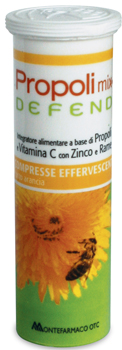 PROPOLI MIX DEFEND 10 COMPRESSE EFFERVESCENTI GUSTO ARANCIA - Farmapanda Srl