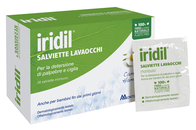 IRIDIL SALVIETTINE LAVAOCCHI 28 PEZZI - Farmapanda Srl