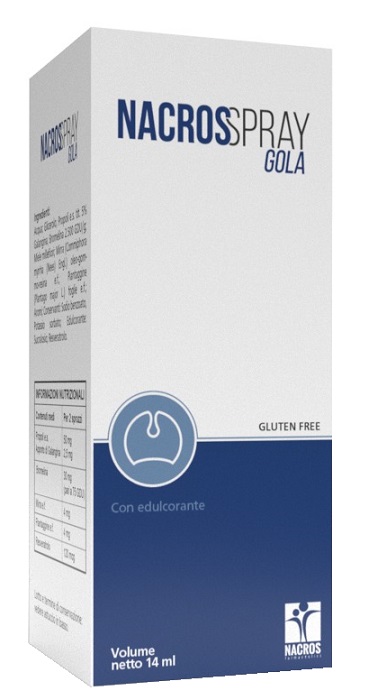 NACROS SPRAY GOLA 14 ML - Farmapanda Srl
