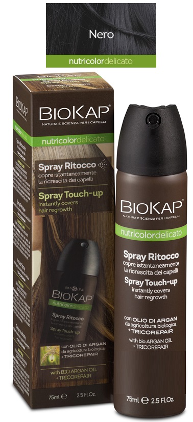 BIOS LINE BIOKAP NUTRICDEL SPRAY RITOCCO NERO 75 ML - Farmapanda Srl