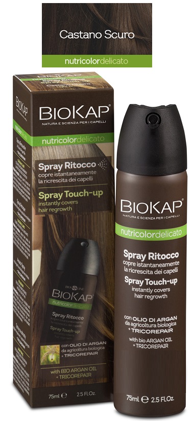 BIOS LINE BIOKAP NUTRIDEL SPRAY RITOCCO CASTANO SCURO 75 ML - Farmapanda Srl