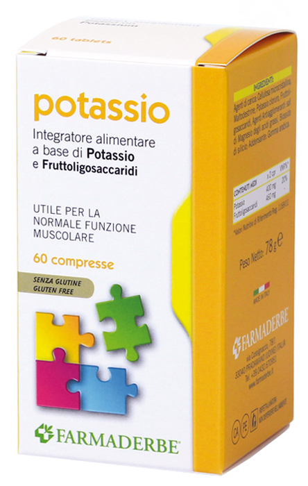 POTASSIO 60 COMPRESSE - Farmapanda Srl
