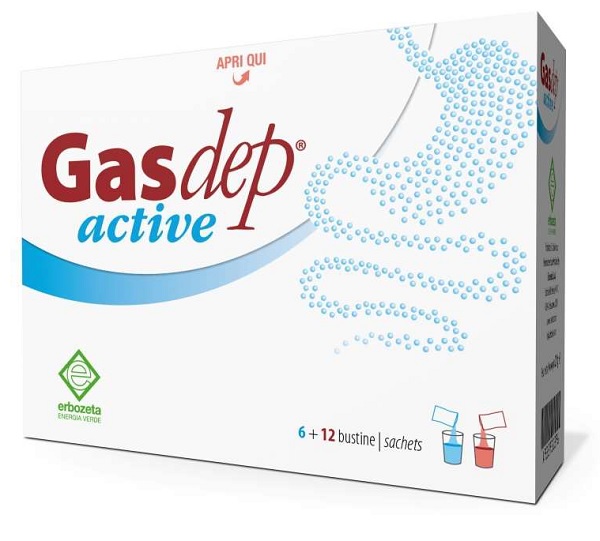 GASDEP ACTIVE 6+12 BUSTINE - Farmapanda Srl