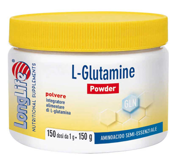 LONGLIFE L-GLUTAMINE POWDER 150 G - Farmapanda Srl