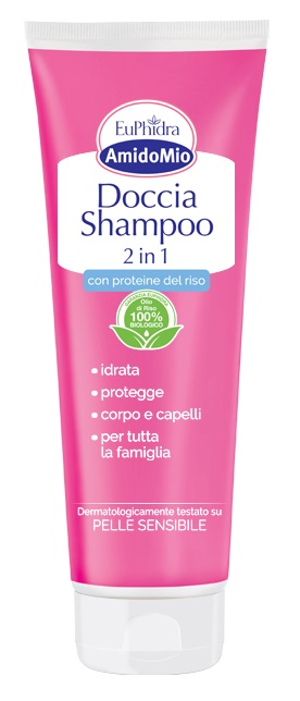 EUPHIDRA AMIDOMIO DOCCIA SHAMPOO 2 IN 1 250 ML - Farmapanda Srl