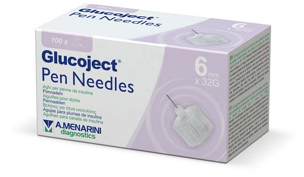 AGO PER PENNA DA INSULINA GLUCOJECT 6 MM GAUGE 32 100 PEZZI - Farmapanda Srl