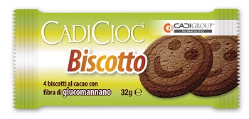 CADICIOC BISCOTTO CACAO 4 PEZZI 8 G - Farmapanda Srl