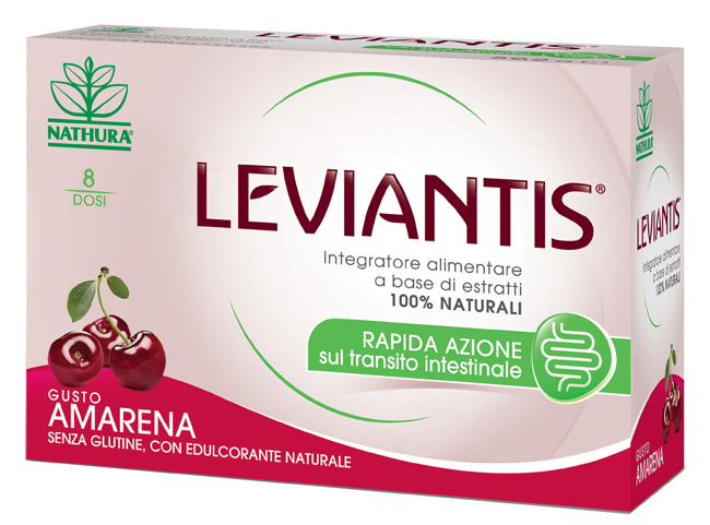 LEVIANTIS SENZA GLUTINE GUSTO AMARENA 8 DOSI / 16 BUSTE - Farmapanda Srl