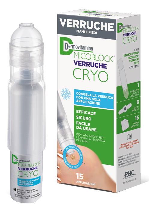 DERMOVITAMINA MICOBLOCK VERRUCHE CRYO SPRAY 38 ML - Farmapanda Srl