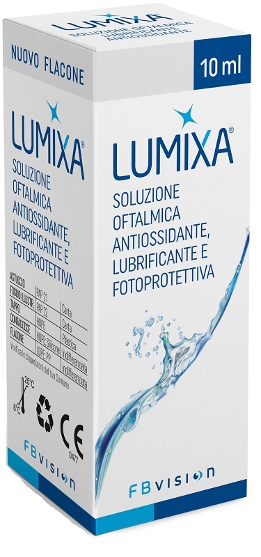 LUMIXA SOLUZIONE OFTALMICA LUBRIFICANTE ANTIOSSIDANTE 10 ML - Farmapanda Srl