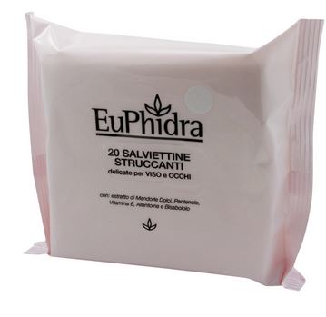 EUPHIDRA SALVIETTINE STRUCCANTI 20 PEZZI - Farmapanda Srl