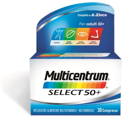 MULTICENTRUM SELECT 50+ 30 COMPRESSE - Farmapanda Srl