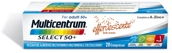 MULTICENTRUM SELECT EFFERVESCENTE 20 COMPRESSE - Farmapanda Srl