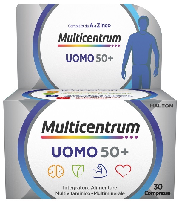 MULTICENTRUM UOMO 50+ 30 COMPRESSE - Farmapanda Srl