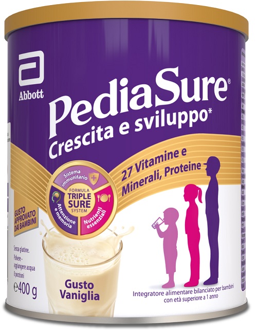 PEDIASURE CRESCITA&SVILUPPO VANIGLIA 400 G - Farmapanda Srl
