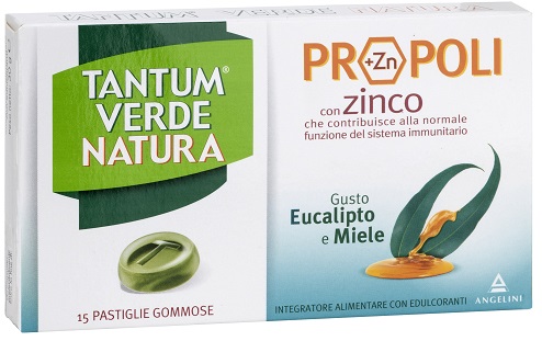 TANTUM VERDE NATURA PASTIGLIE GOMMOSE EUCALIPTO & MIELE 30 G - Farmapanda Srl