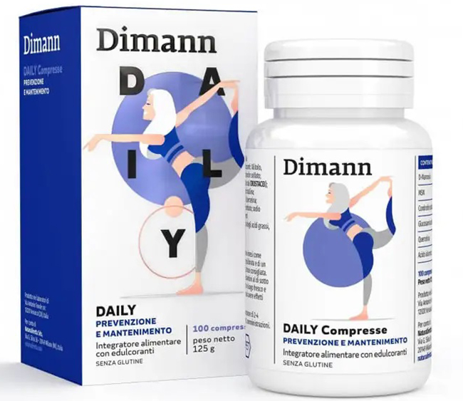 DIMANN DAILY 100 COMPRESSE - Farmapanda Srl