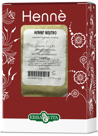 HENNE COLORANTE CAPELLI NEUTRO 100 G - Farmapanda Srl
