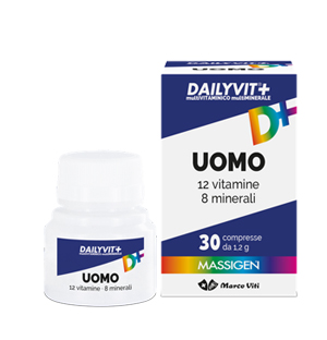 MASSIGEN UOMO MULTIVITAMINICO E MULTIMINERALE 30 COMPRESSE RIVESTITE - Farmapanda Srl