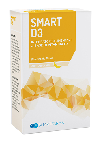 SMART D3 GOCCE 15 ML GUSTO BANANA - Farmapanda Srl