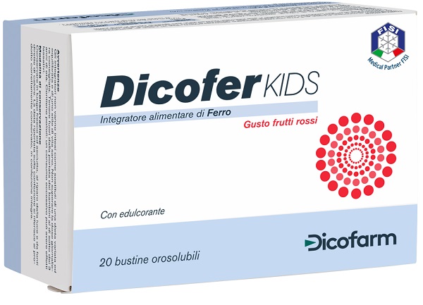 DICOFER KIDS 20 BUSTINE OROSOLUBILI - Farmapanda Srl