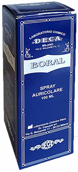 BORAL SPRAY AURICOLARE 100 ML - Farmapanda Srl