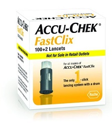 LANCETTE PUNGIDITO ACCU-CHEK FASTCLIX 100 + 2 PEZZI - Farmapanda Srl