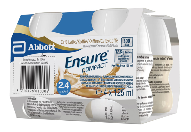 ENSURE COMPACT CAFFE 4 BOTTIGLIE DA 125 ML - Farmapanda Srl