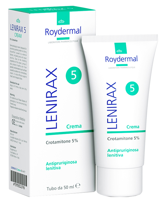 LENIRAX 5 CREMA DERMATOLOGICA CROTAMITONE 5% 50 ML - Farmapanda Srl