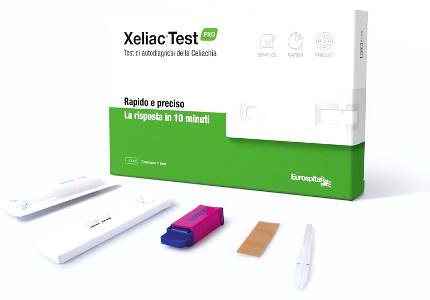 XELIAC TEST PRO DETERMINAZIONE ANTICORPI IGA E IGG ASSOCIATI ALLA MALATTIA CELIACA 1 PEZZO - Farmapanda Srl