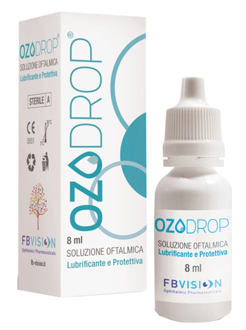 OZODROP LIPOZONEYE SOLUZIONE OFTALMICA BASE DI OLIO OZONIZZATO IN FOSFOLIPIDI 8 ML - Farmapanda Srl