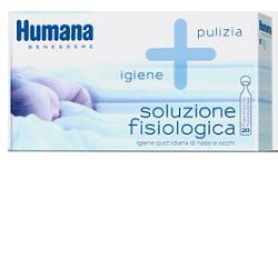 HUMANA SOLUZIONE FISIOLOGICA MONODOSE, 20 FLACONCINI DA 5ML - Farmapanda Srl