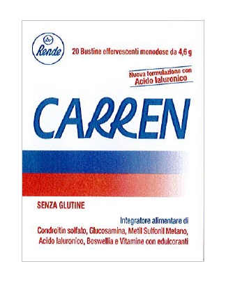 CARREN 20 BUSTINE EFFERVESCENTI MONODOSE DA 4,6 G L'UNA - Farmapanda Srl