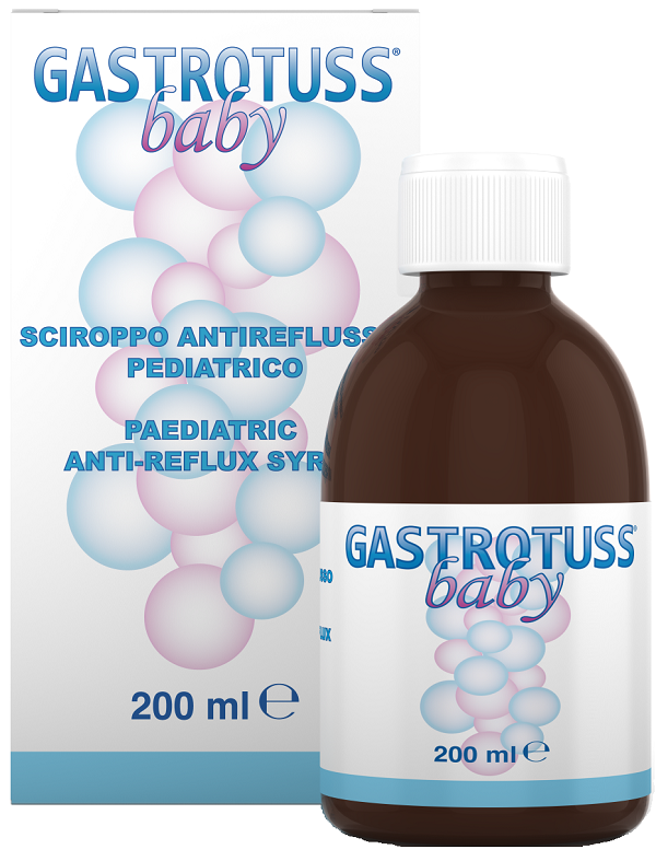 BABY SCIROPPO ANTIREFLUSSO GASTROTUSS 200 ML - Farmapanda Srl