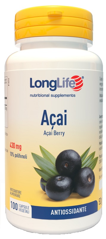 LONGLIFE ACAI 100 CAPSULE VEGETALI - Farmapanda Srl