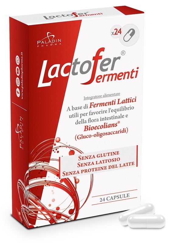LACTOFER FERMENTI 24 CAPSULE - Farmapanda Srl