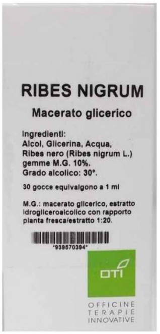 RIBES NIGRUM MACERATO GLICERICO 10% GOCCE 100ML - Farmapanda Srl