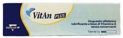 UNGUENTO OFTALMICO LUBRIFICANTE VITAN PLUS 5 G - Farmapanda Srl