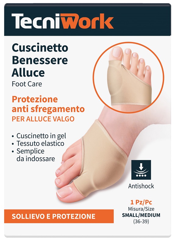 BENESSERE ALLUCE CUSCINETTO SMALL/MEDIUM 1 PEZZO - Farmapanda Srl