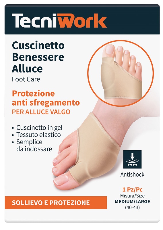 BENESSERE ALLUCE CUSCINETTO MEDIUM/LARGE 1 PEZZO - Farmapanda Srl
