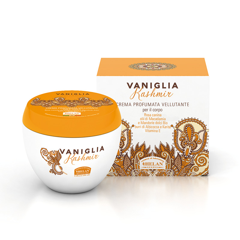 VANIGLIA KASHMIR CREMA PROFUMATA VELLUTANTE PER IL CORPO 200 ML - Farmapanda Srl