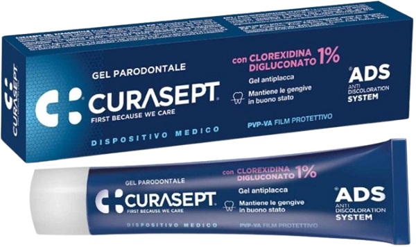 CURASEPT ADS GEL PARODONTALE CLOREXIDINA DIGLUCONATO 1% 30 ML - Farmapanda Srl