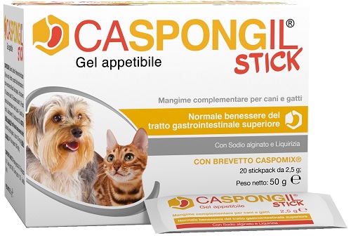 CASPONGIL STICK GEL APPETIBILE 20 STICKPACK DA 2,5 G - Farmapanda Srl