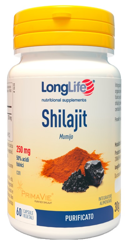 LONGLIFE SHILAJIT 60 CAPSULE - Farmapanda Srl