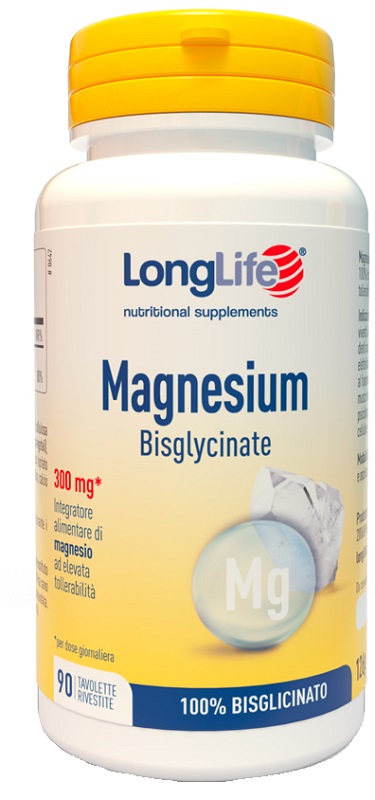 LONGLIFE MAGNESIUM BISGLYCINATE 90 TAVOLETTE - Farmapanda Srl